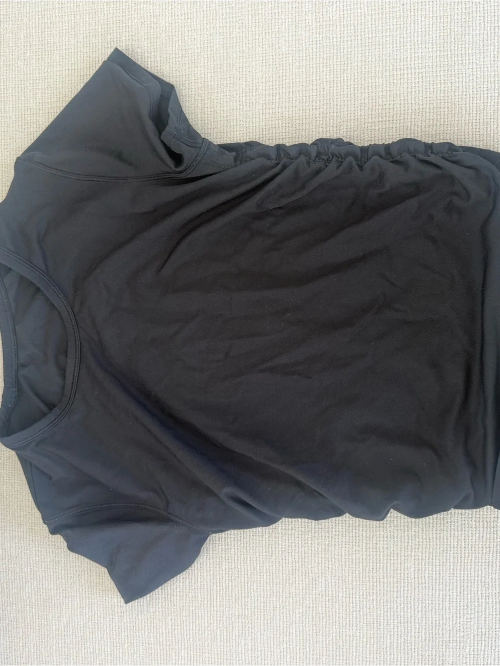 lululemon athletica Black Short Sleeve Athletic Top